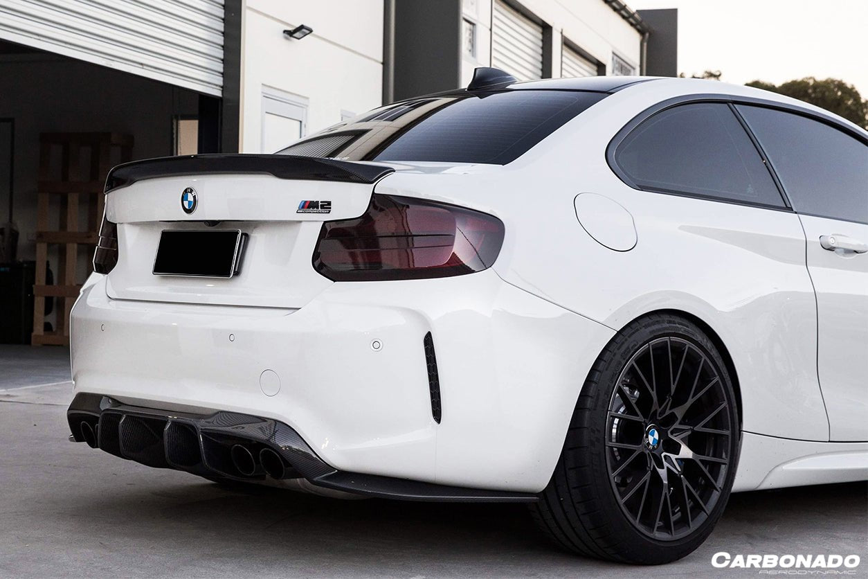 2016-2020 BMW M2 F87 VRS Style Carbon FIber Rear Lip